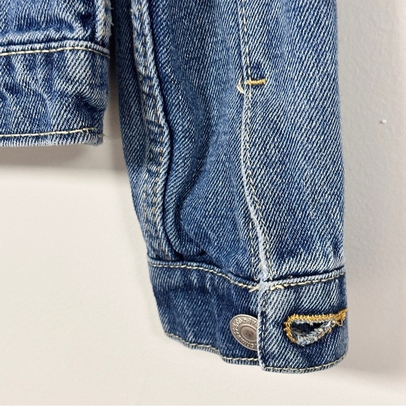 Upcycled Retro Disney Characters.  Levi Strauss, Upcycled Denim Jeans Jacket, L - Picture 9 of 10